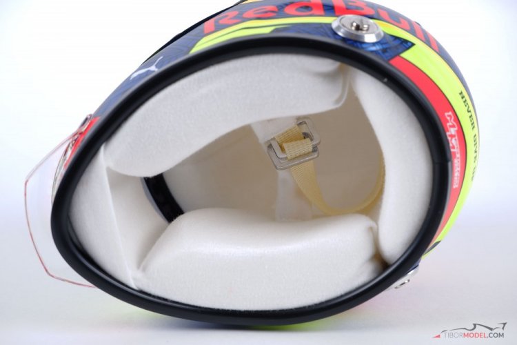 Sergio Perez 2021 Red Bull mini helmet, 1:2 Schuberth