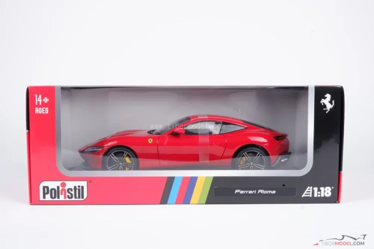Ferrari Roma (2019) piros rosso corsa, 1:18 Polistil