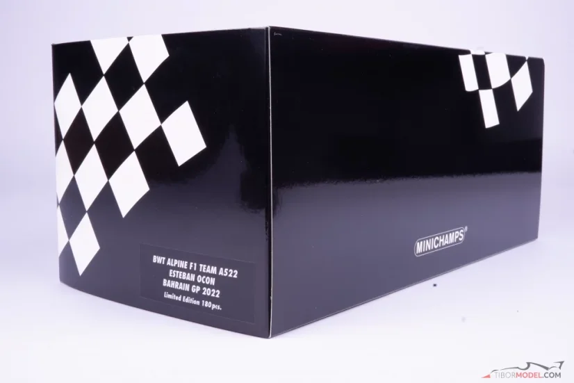 Alpine A522 - Esteban Ocon (2022), VC Bahrajnu, 1:18 Minichamps
