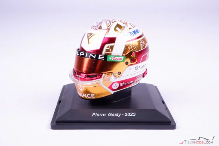 Pierre Gasly 2023, Alpine helmet, 1:5 Spark