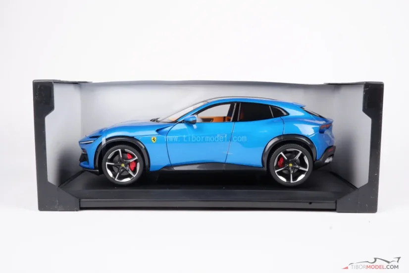 Ferrari Purosangue (2022) modré, 1:18 Polistil