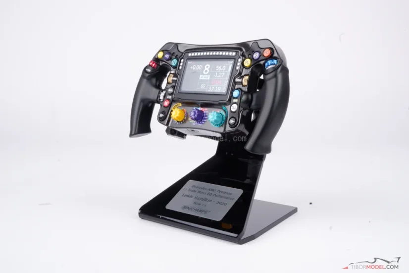 Mercedes W11 (2020) steering wheel, L. Hamilton, 1:2 Minichamps