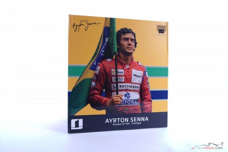 Ayrton Senna, McLaren, Brazil Nagydíj győztes 1991, 1:10 Iron Studios