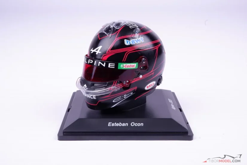 Esteban Ocon 2023, Alpine helmet, 1:5 Spark