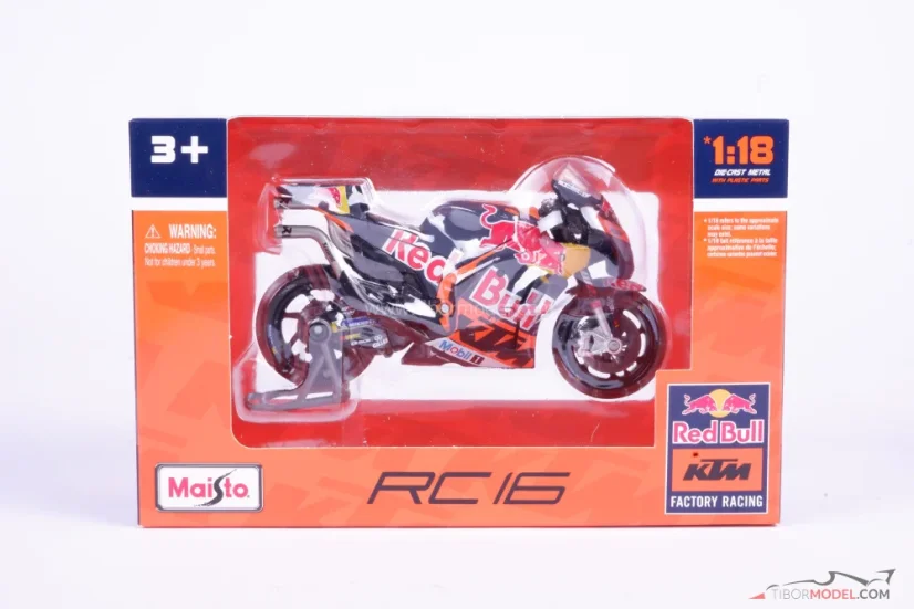 KTM RC16 - Brad Binder (2023), 1:18 Maisto