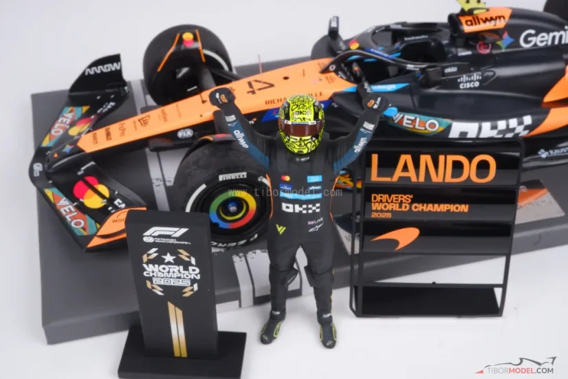 McLaren MCL39 - Lando Norris (2025), Majster Sveta, VC Abu Dhabi 1:18 Minichamps