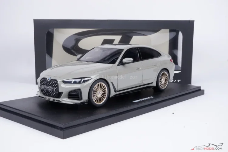 BMW Alpina B4 GT (2024) szürke, 1:18 GT Spirit