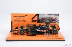 McLaren MCL39 - Lando Norris (2025), Mistr Světa, VC Abu Dhabi, 1:43 Minichamps