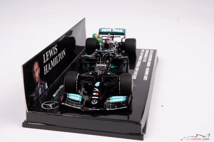 Mercedes W12 - Lewis Hamilton (2021), Brazilian GP, 1:43 Minichamps