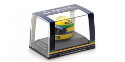 Ayrton Senna 1985 Lotus mini helmet, 1st win, 1:8 Minichamps