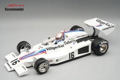 Shadow DN8 - Arturo Merzario (1977), VC Rakouska, s figurkou pilota 1:18 Tecnomodel