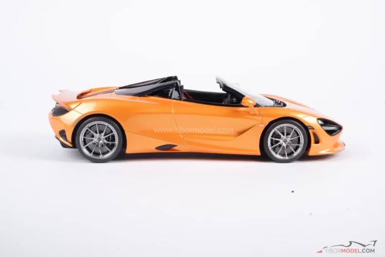 McLaren 750S Spider (2024) narancssárga, 1:18 GT Spirit