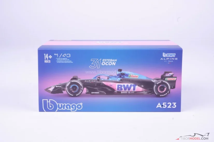 Alpine A523 - Esteban Ocon (2023), 1:43 BBurago Signature