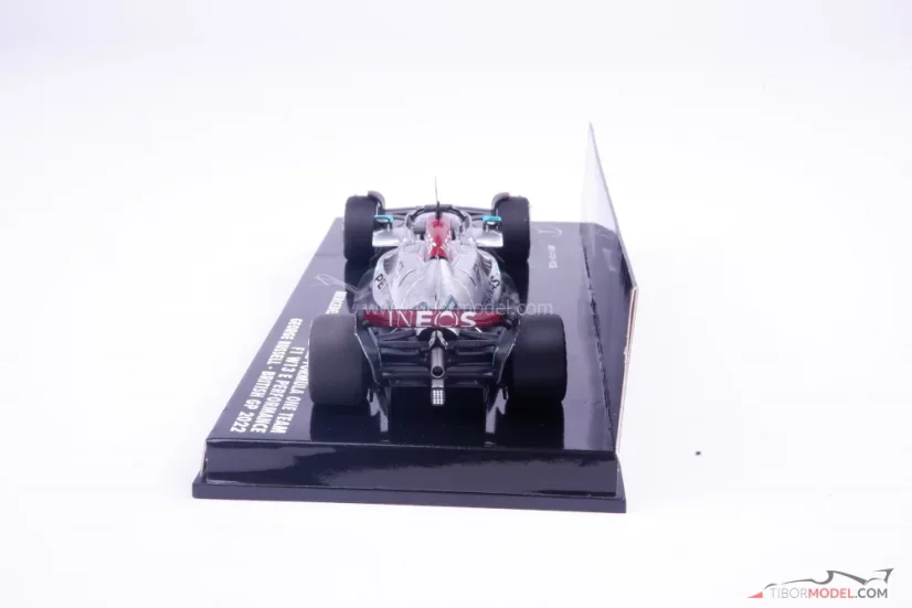 Mercedes W13 - George Russell (2022), Brit Nagydíj, 1:43 Minichamps