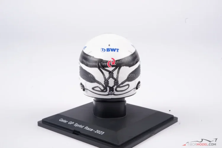 Pierre Gasly 2023, Qatar GP, Sprint race, Alpine helmet, 1:5 Spark