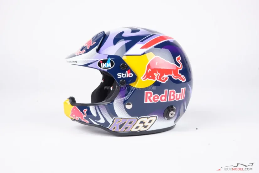 Kalle Rovanperä 2025 Toyota WRC mini prilba, 1:2 Stilo
