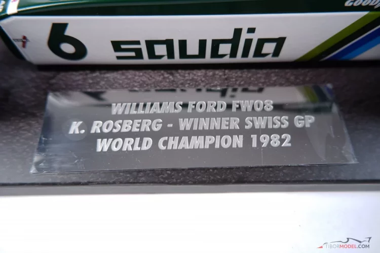 Williams FW08 - Keke Rosberg (1982), Majster sveta, 1:18 Minichamps