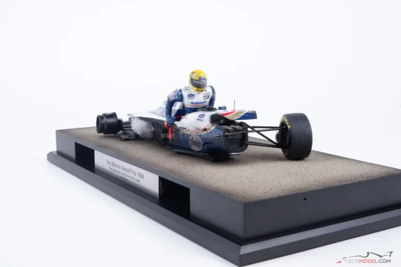 Diorama Williams FW16 - A. Senna survives the accident at Imola 1994, 1:18