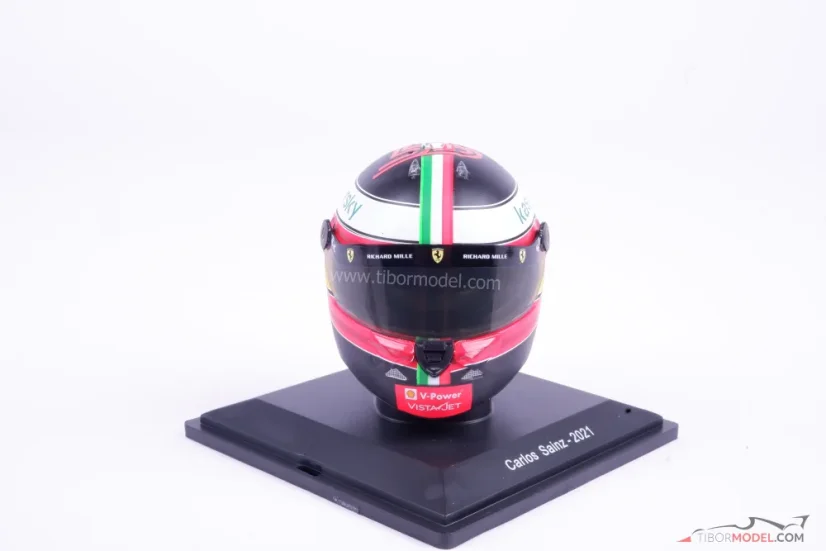 Carlos Sainz 2021 VC Itálie, Ferrari přilba, 1:5 Spark