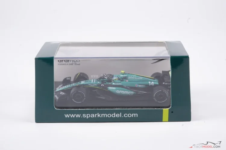 Aston Martin AMR24 - Fernando Alonso (2024), 1:64 Spark