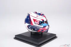 Oliver Bearman 2025 VC Veľkej Británie mini prilba, Haas F1 Team, 1:5 Spark