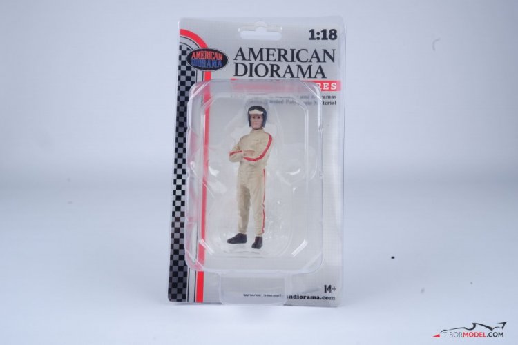 Figure Jim Clark, 1:18 American Diorama