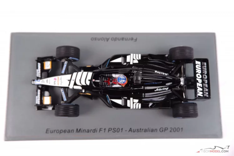 Model car Minardi PS01 Alonso 2001, 1:43 Spark | Tibormodel.com
