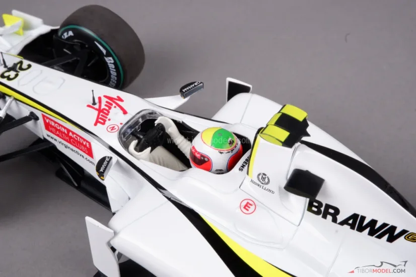 Brawn GP BGP001 - Rubens Barrichello (2009), Winner GP Europe, 1:18 Minichamps