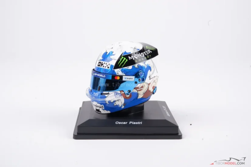 Oscar Piastri 2025 VC Japonska mini prilba, McLaren, 1:5 Spark