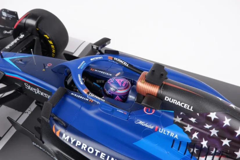 Williams FW45 - Alex Albon (2023), Austin, 1:18 Minichamps