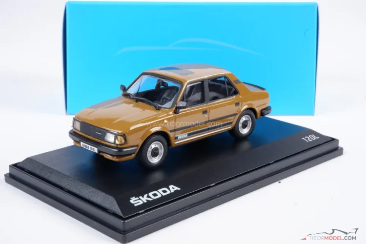 Skoda 120L (1984), dohány színű, 1:43 Abrex