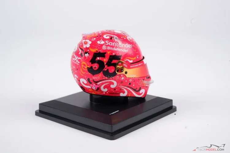 Carlos Sainz 2024 VC Mexika mini prilba, Ferrari, 1:5 Looksmart