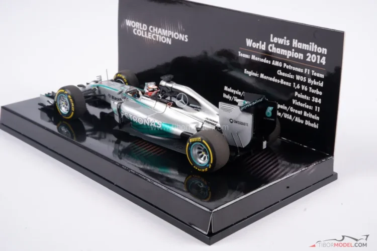 Mercedes W05 - Lewis Hamilton (2014), Mistr světa, 1:43 Minichamps