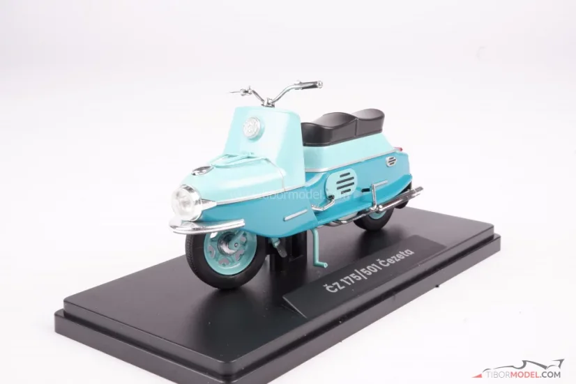 ČZ 175/501 Čezeta, tyrkysová, 1:18 Abrex