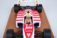 Toleman TG184 - Ayrton Senna (1984), VC Portugalska, s figúrkou pilota 1:18 Tecnomodel