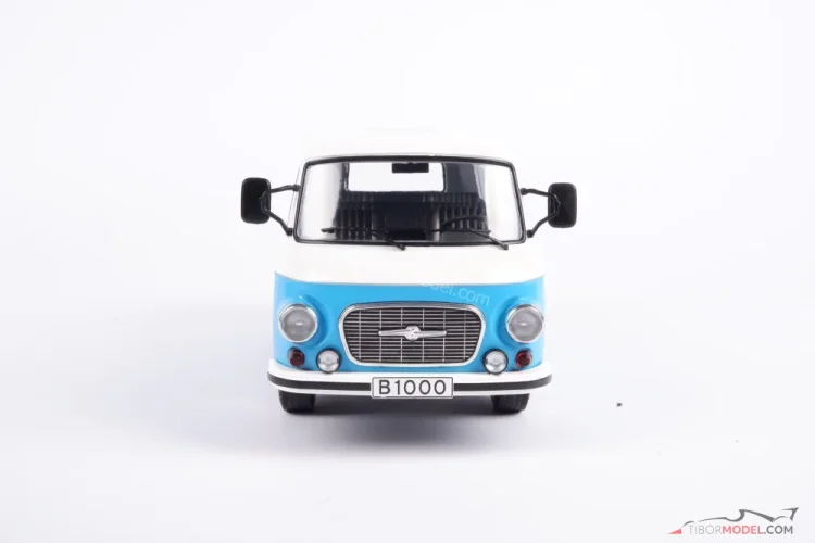 Barkas B 1000 kisbusz (1965) kék, 1:18 MCG