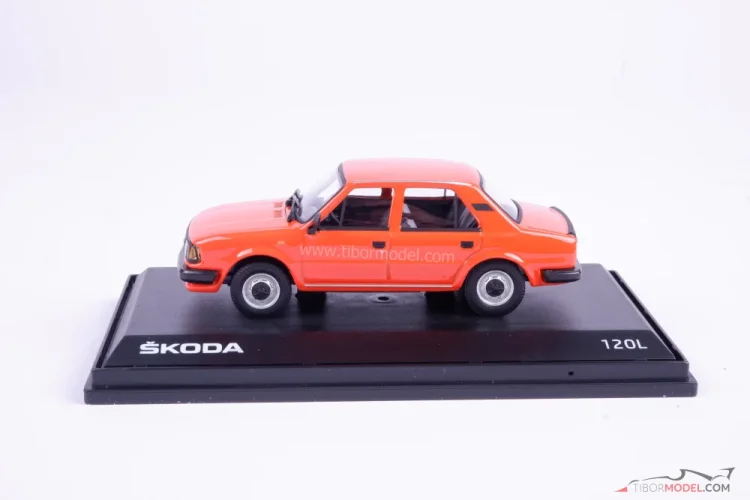 Škoda 120L (1984), oranžová, 1:43 Abrex