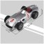 Mercedes W196R - J. M. Fangio (1955) stavebnica, 1:8 Ixo