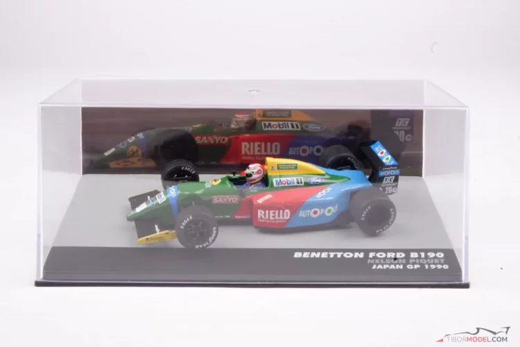 Benetton B190 - Nelson Piquet (1990), VC Japonska, 1:43 Altaya