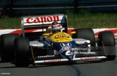Williams FW11B - Nelson Piquet (1987), German GP, with figurine, 1:12 GP Replicas