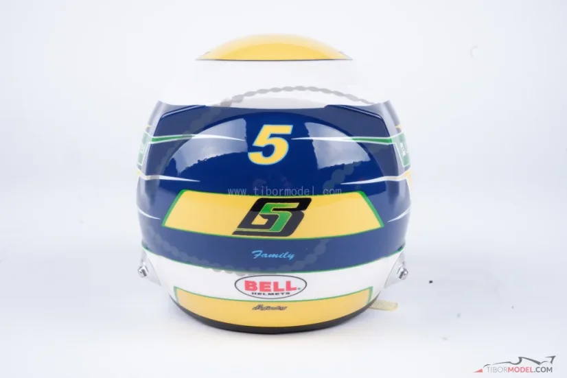 Gabriel Bortoleto 2025 Kick Sauber mini helmet, 1:2 Bell