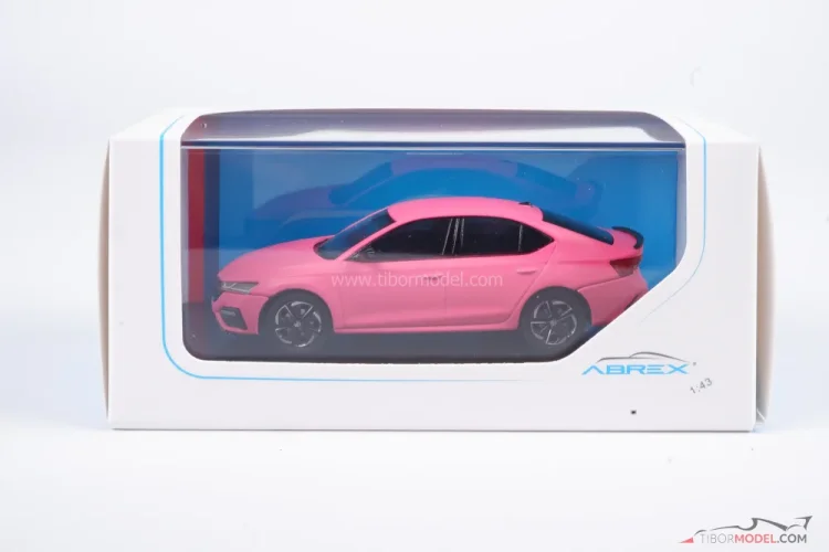 ŠŠkoda Octavia IV RS (2020) růžová, 1:43 Abrex