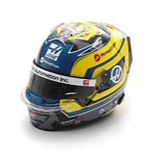 Oliver Bearman 2025 mini prilba, Haas F1 Team, 1:5 Spark