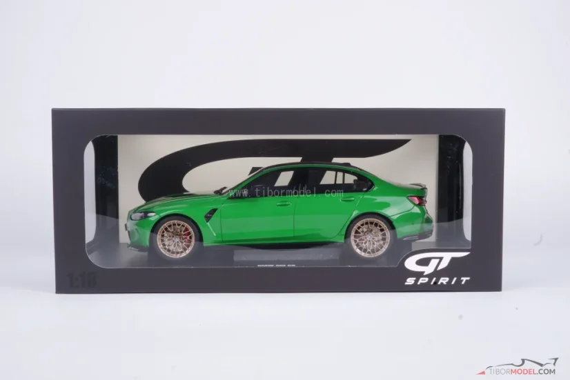 BMW M3 CS (2023) zelené, 1:18 GT Spirit