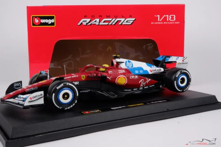 Ferrari SF-25 - Lewis Hamilton (2025) Miami Nagydíj, 1:18 Bburago