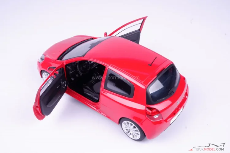 Renault Clio RS 2006 – Norev 1/18, Rouge Toro, Série Street, NEUVE En Boîte