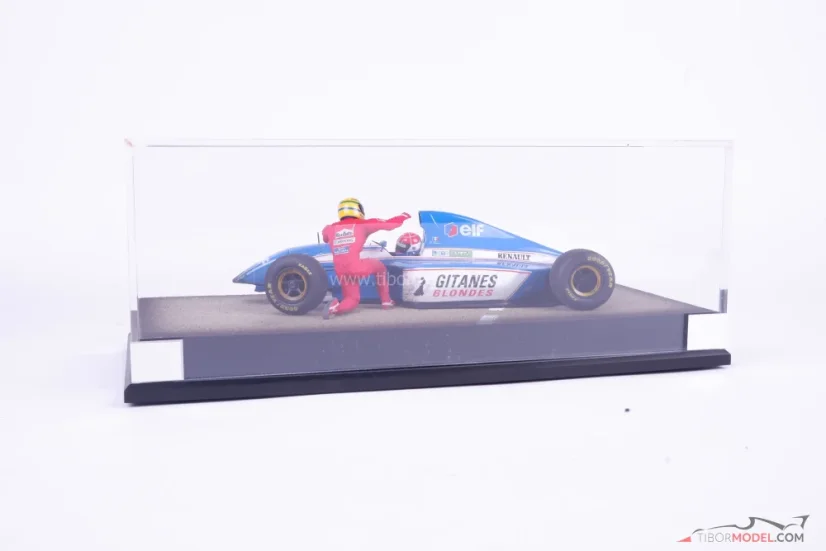 Ligier JS37 - Comas - Senna 1992, baleset Belgium, 1:18