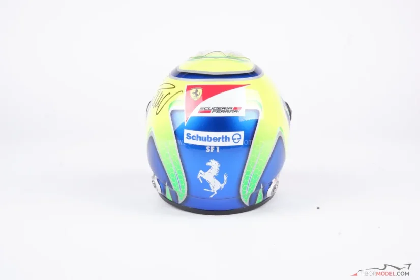 Felipe Massa 2012 mini přilba podepsaná, Scuderia Ferrari, 1:2 Schuberth