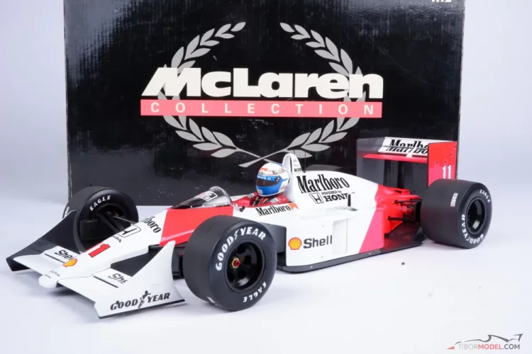 Model McLaren MP4/4 Alain Prost 1988, 1:12 Minichamps | Tibormodel.com