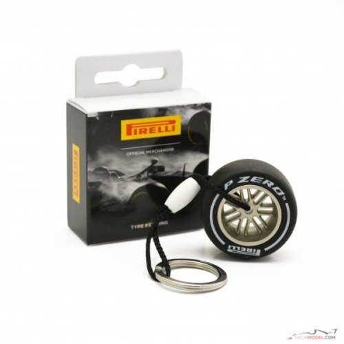 Pirelli Tyre Keyring - Hard